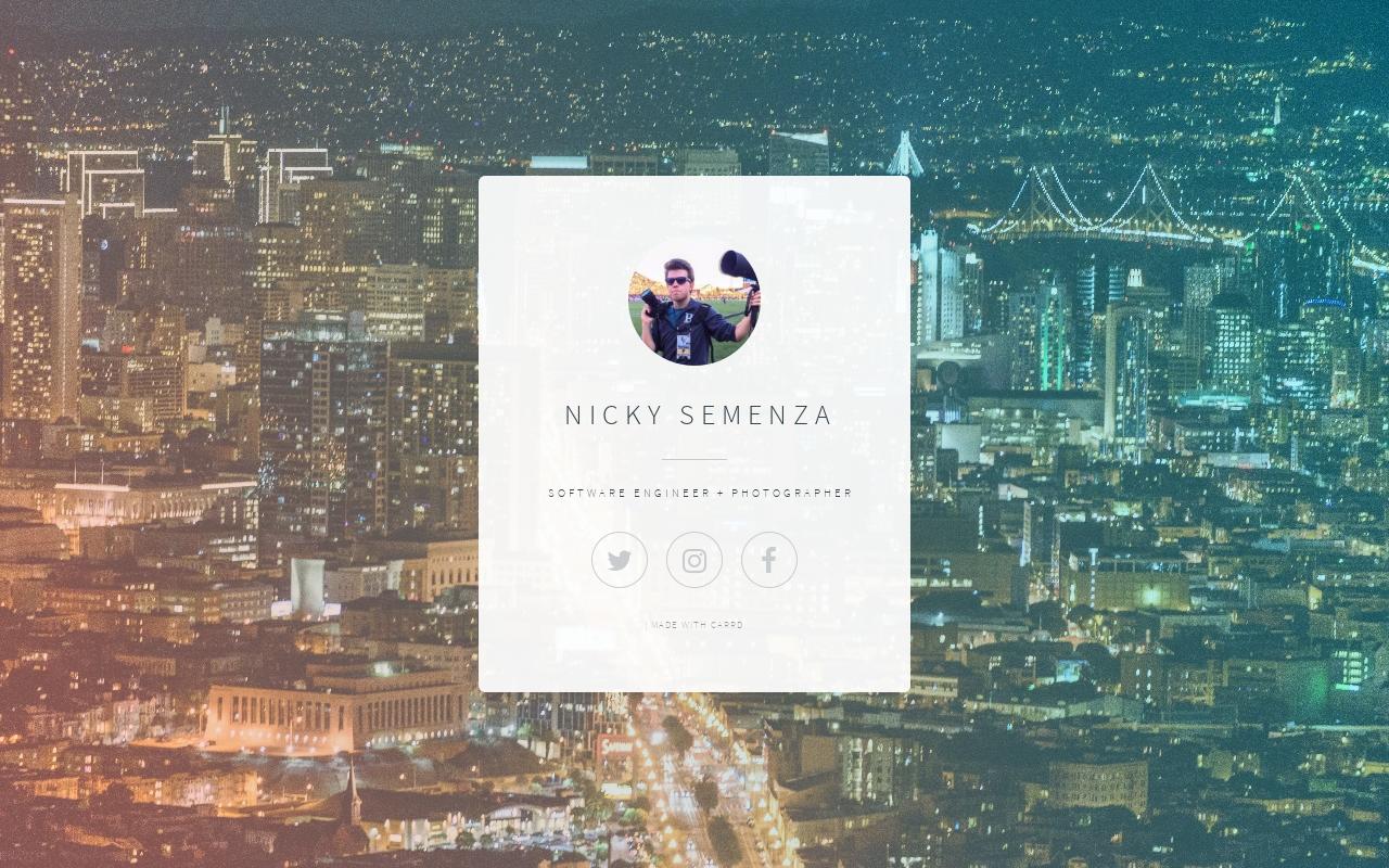 Carrd profile picture for @nicky